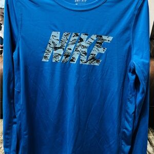 Nike Boys Blue Dri-FIT Shirt